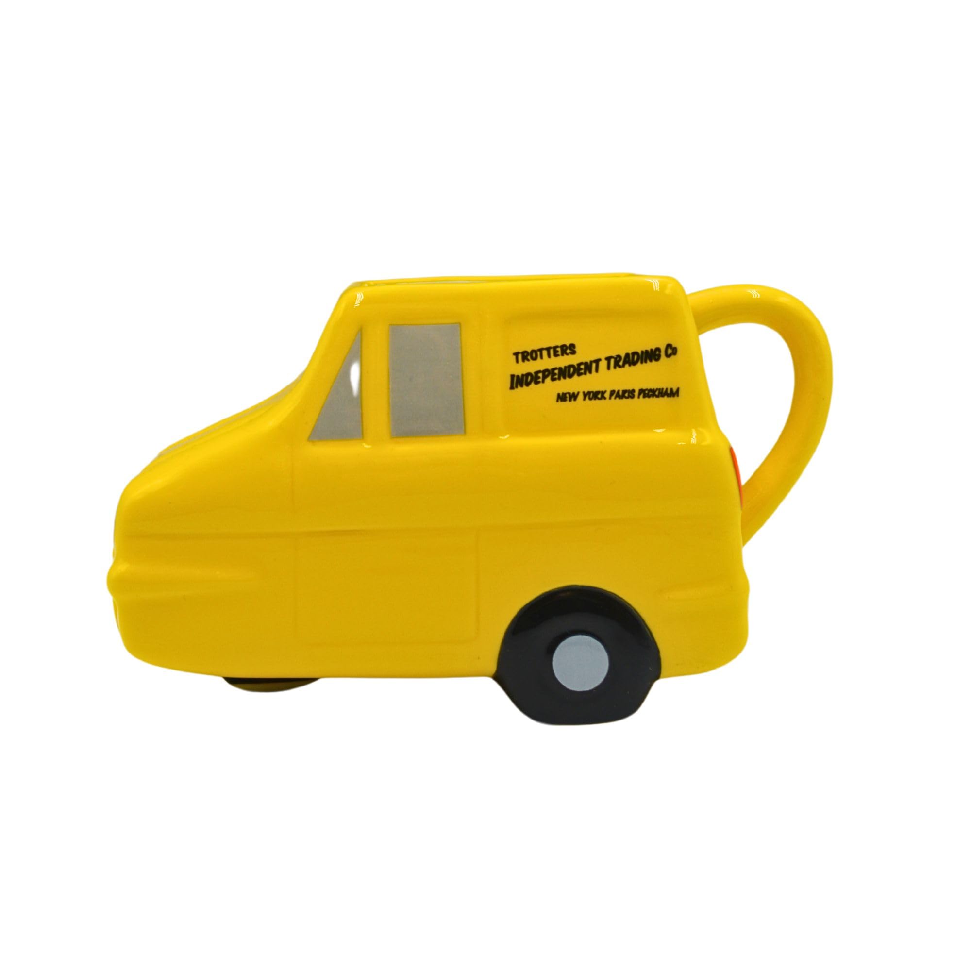 Only Fools and Horses Reliant Robin Van Mug 275ml Retro 3 Wheeler Yellow Mug for Coffee & Tea | Trotters Independent Trading