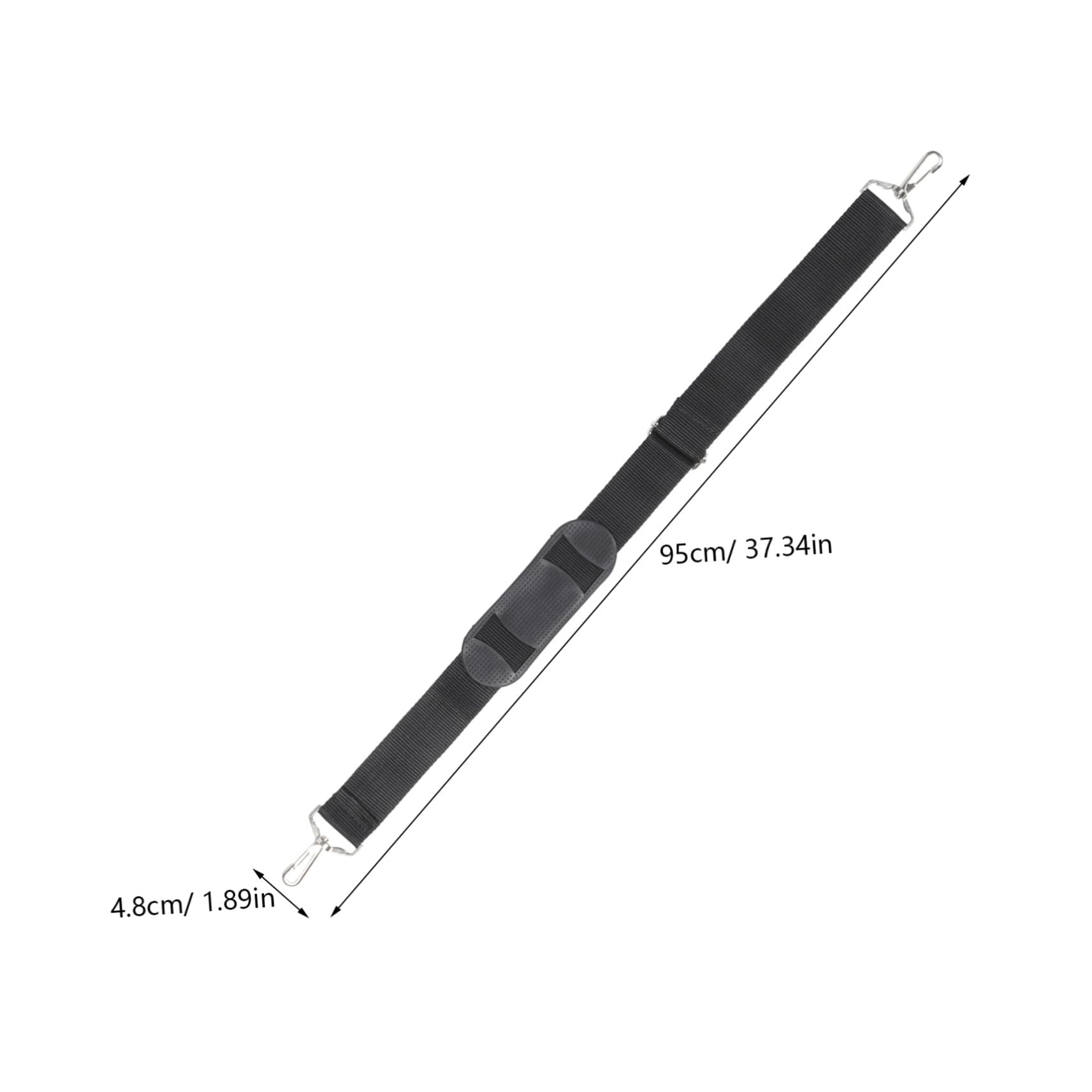 2 Pezzi Tracolla per Custodia Violino Nero Regolabile Fibbia Metallica | Canvas Resistente allo Sporco, Pulizia Semplice, per Performance All'aperto, Accessorio in Coppia