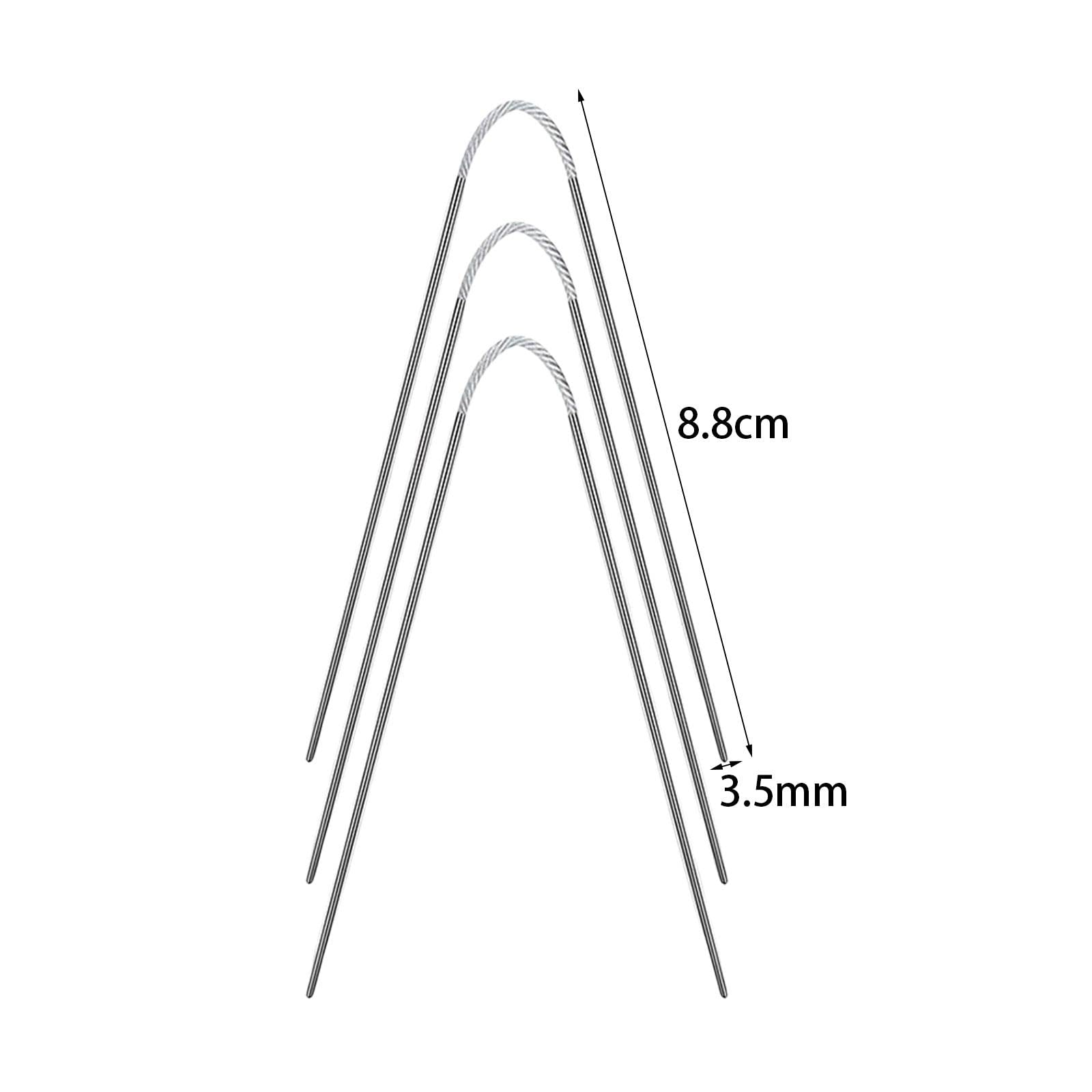 Aiguilles à Tricoter Circulaires Interchangeables En Acier