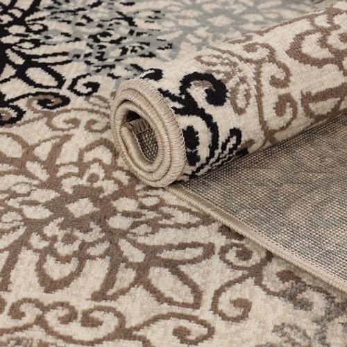 Tapete decorativo Superior Indoor 3' x 5' Beige miniatura 5