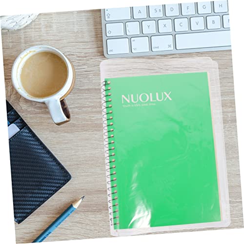 NUOBESTY Almofadas De Notas De Capa Protetora Transparente A5 Caderno A5 Bloco De Memorando Transpar
