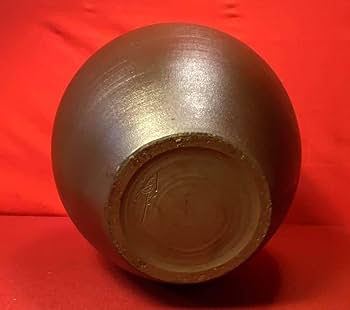Amazon.co.jp: 茶道具備前焼 飾壺陶峰在名共箱 ほぼ 茶壺 飾り壺