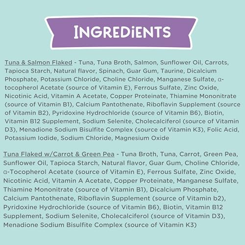 Image of LOVE, NALA - FLAKED Fish & Chicken Variety Pack - 24 Pack- Natural Adult Cat Wet Food - Grain Free, Non-GMO, Lean Protein, Omega 3, Digestive Fiber, Added Minerals & Vitamins