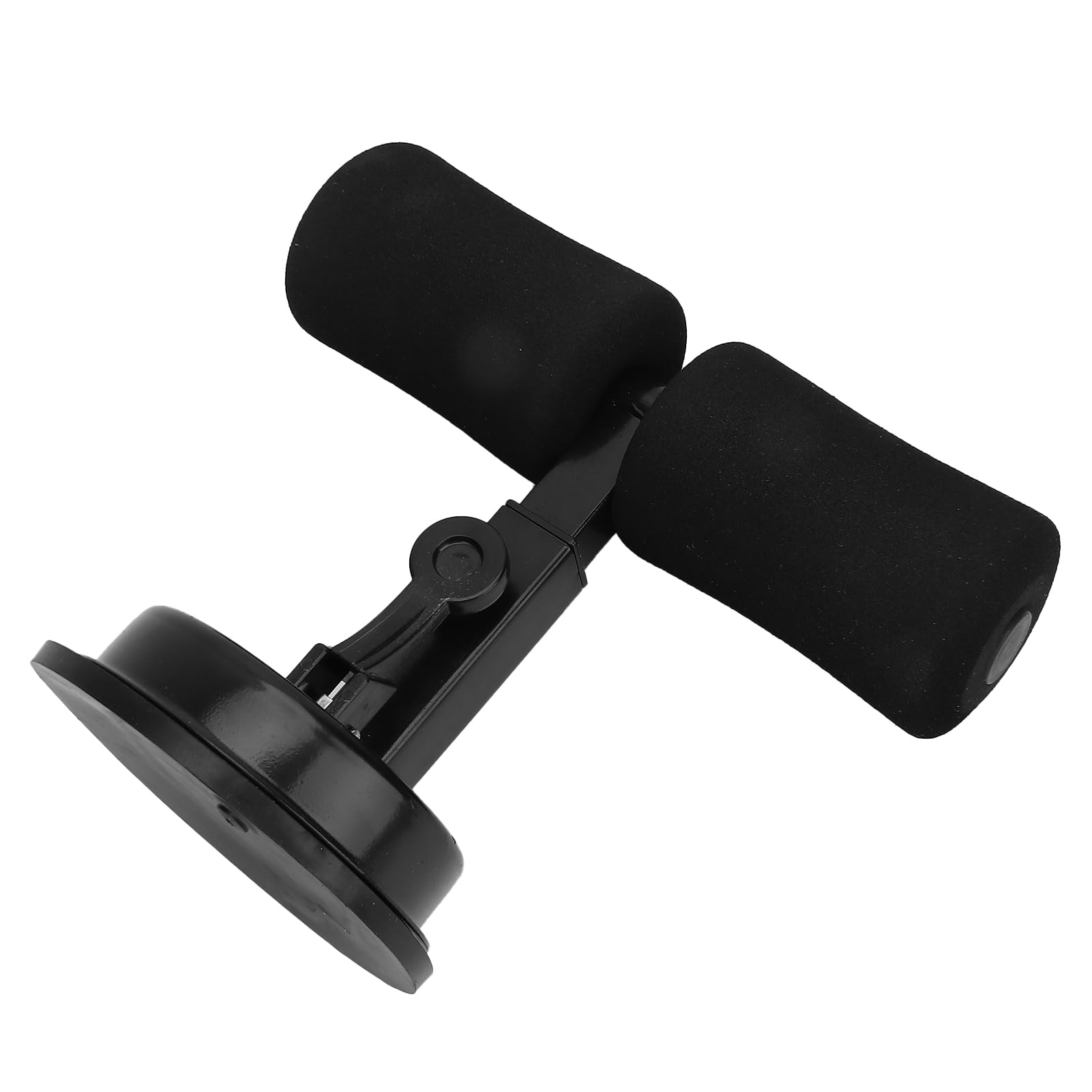 Sit-up Aid, Sit Up Bar for Floor, Portable Adjustable Sit Up Equipment with Sit-Up Foot Holder, Household Fitness, Abdominal Muscle Exercise, for Body Building(black)