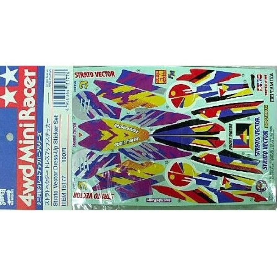 ミニ四駆 ドレスアップステッカー 28枚 セット ミニ四駆ドレスアップステッカーセットA スーパーミニ四駆