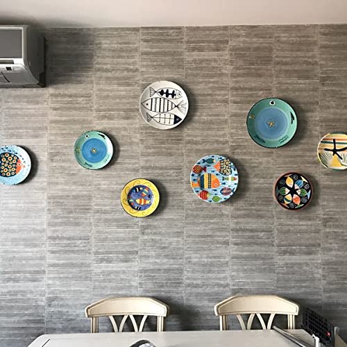 Aketek 10 Pcs 7.5"-9.8" Practical Houseware Platter Invisible Plate Hanger #TOP7