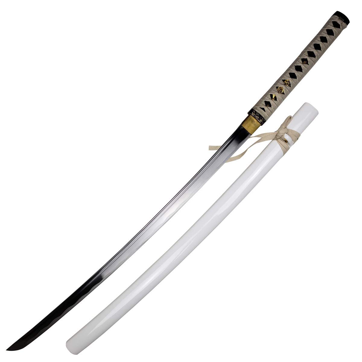 Musha Hand Forged Zetsurin 1045 Carbon Steel Katana, Samurai Sword. for Collection, Gift, Straw Mat Cutting Practice