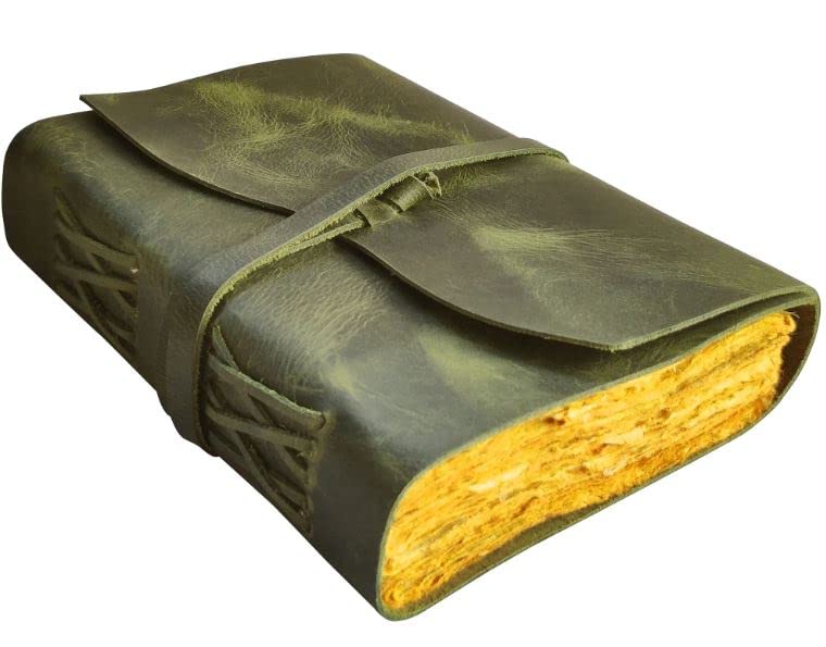 The Tannery Finished Full Grain Cow Genuine Leather Hides Crafts | Home Decor Leather Crafts Tooling Sewing Hobby Workshop Crafting Leather Hides Green 12x24 - Image 3