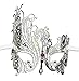 Luxury Mask Women's Swan Metal Filigree Laser Cut Venetian Masquerade Mask