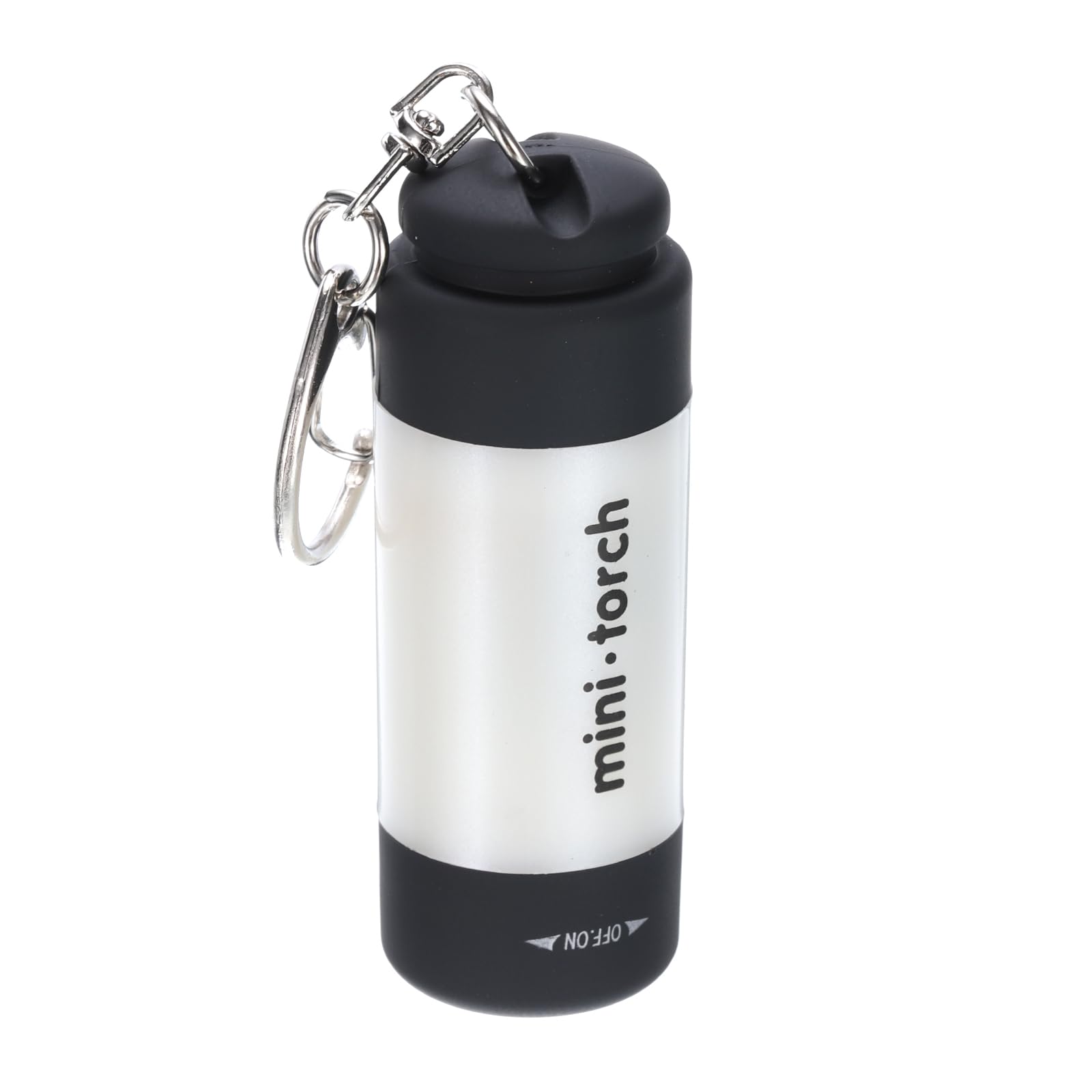 PATIKIL 2.56Inch Mini Keychain Flashlight, Pocket LED Flashlight Portable Torch USB Rechargeable for Outdoor Camping Party White - Image 3