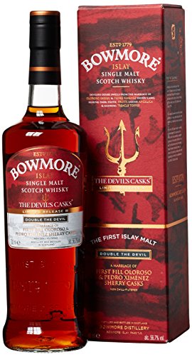 bowmore The Devil 's CASK Double BATCH No. 3 con Regalo Whisky del paquete (1 x 0,7 l)
