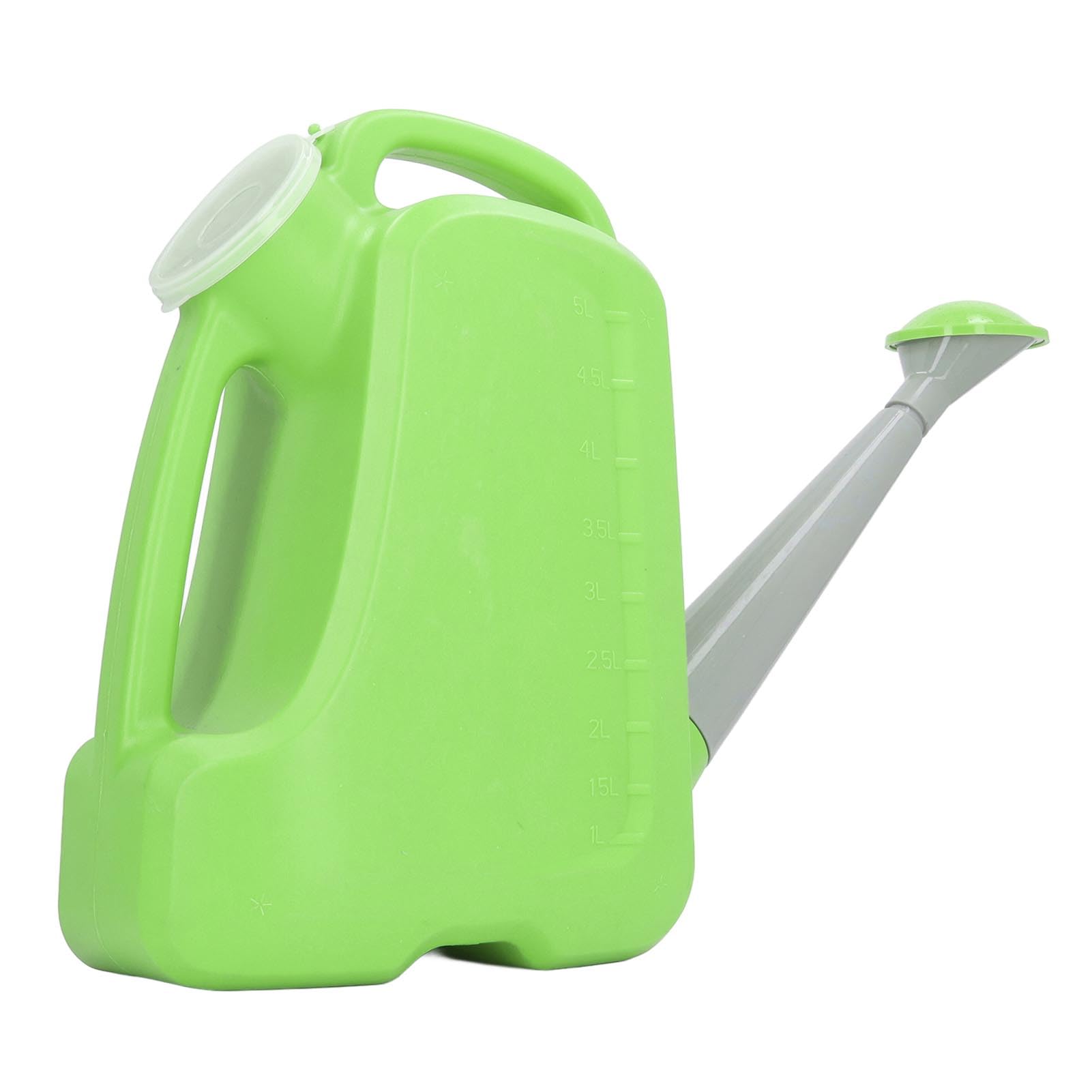 Arrosoir de ferme de grande capacité, facile à remplir, verser et manœuvrer, avec indicateur de niveau d'eau, matériau PP, pour plantes d'intérieur, d'extérieur et de jardin (vert)