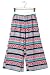 Chelsea Apparel - Girls Border Printed Wide Leg Pants MP1610-3