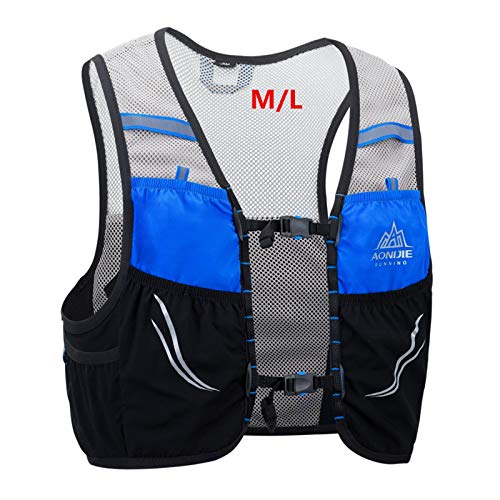 AONIJIE 2.5 L Unisex Ultra Running Chaleco de Piel Avanzada hidratación Pack para Trail