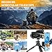Monocular Telescope 80x100 HD Monoculars for Adults with Tripod & Phone Adapter, Monoculars for Bird Watching Stargazing Camping Hiking Hunting Wildlife Travel-Black