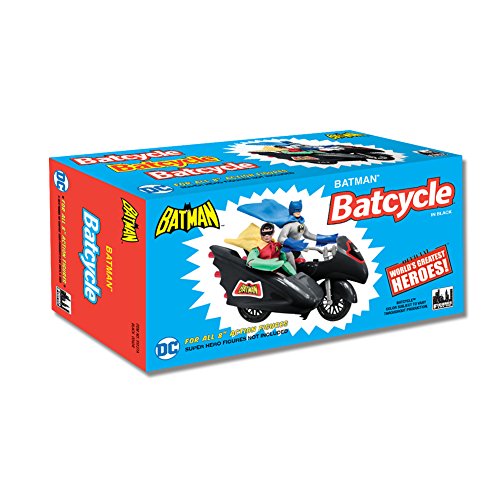 Figures Toy Company DC Comics Retro Batman Batcycle Playset (Black)
