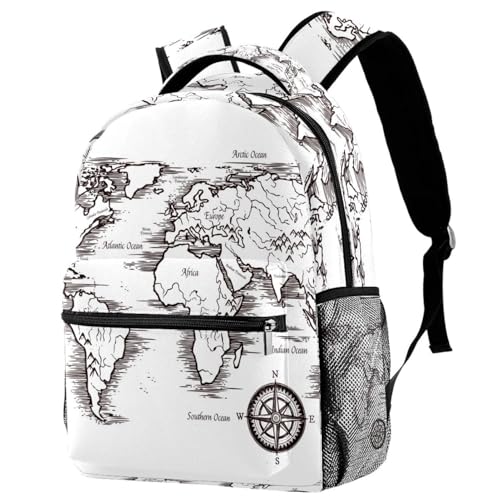 Sac à dos pour garçons filles carte du monde idéal sorties et école