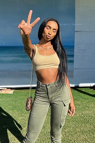 Women's Vixen Cargo Super Stacked Jean2