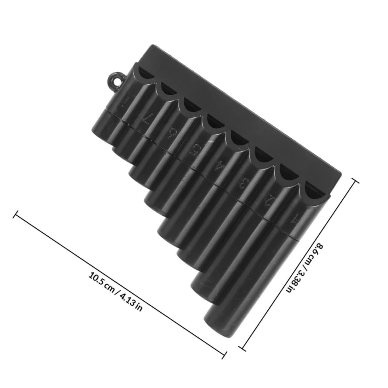 Flauta de Pan 8 Agujeros para Principiantes, Instrumento de Viento de Plástico Negro, Mini Flauta Portátil Estudiantes, Adecuado para Aprendizaje y Práctica Escolar, Set de 2