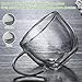 Double Walled Glass Coffee Mugs Set of 2, 8 oz Hand Blown Insulated mugs with Handle, Clear Coffee Mugs for Cappuccino, Latte, Espresso, Americano, Tea Bag, Beverage Glasses Heat Resistant Coffee Cups