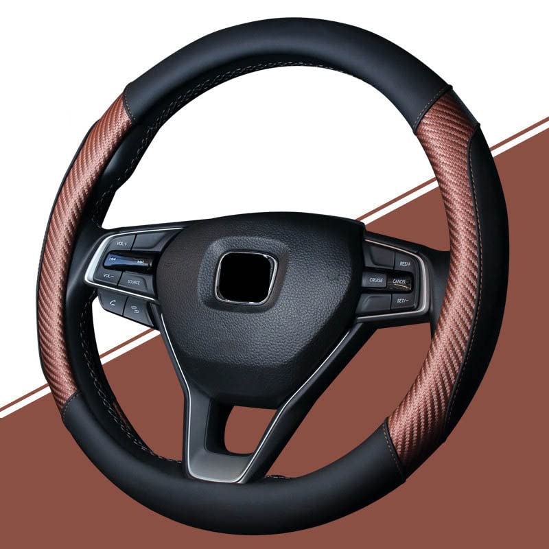 Housse De Volant Microfibre Pour Audi A8/S8 D2-D5 - Antidérapante, Respirante, Couleur Café