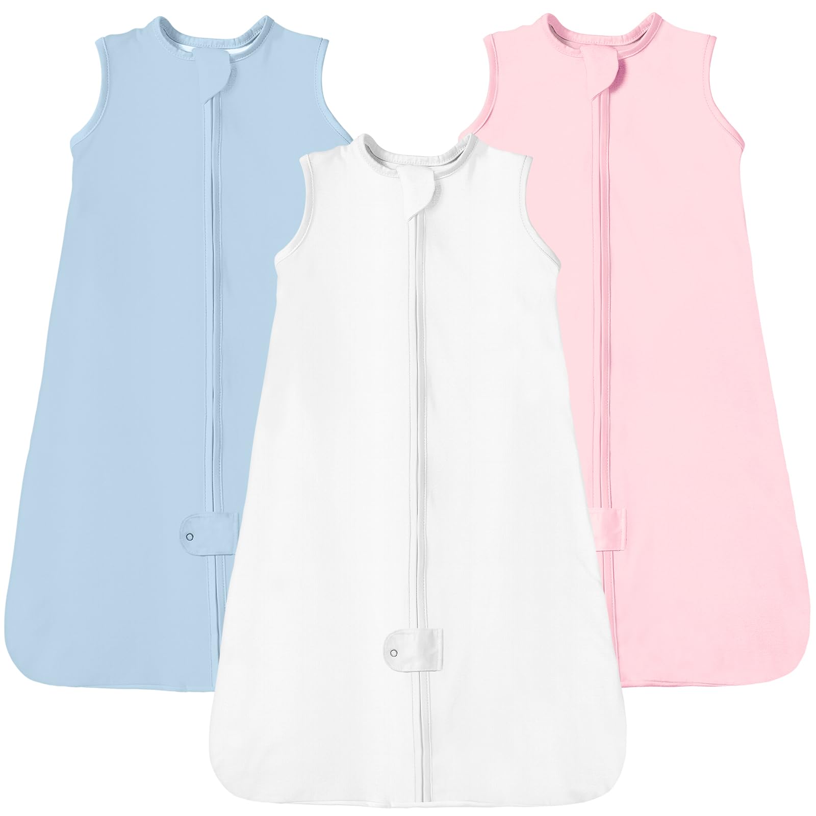 TotAha Baby Sleep Sacks 3-Pack, 0.5 TOG Wearable Blanket, 3-6-15-24 Months