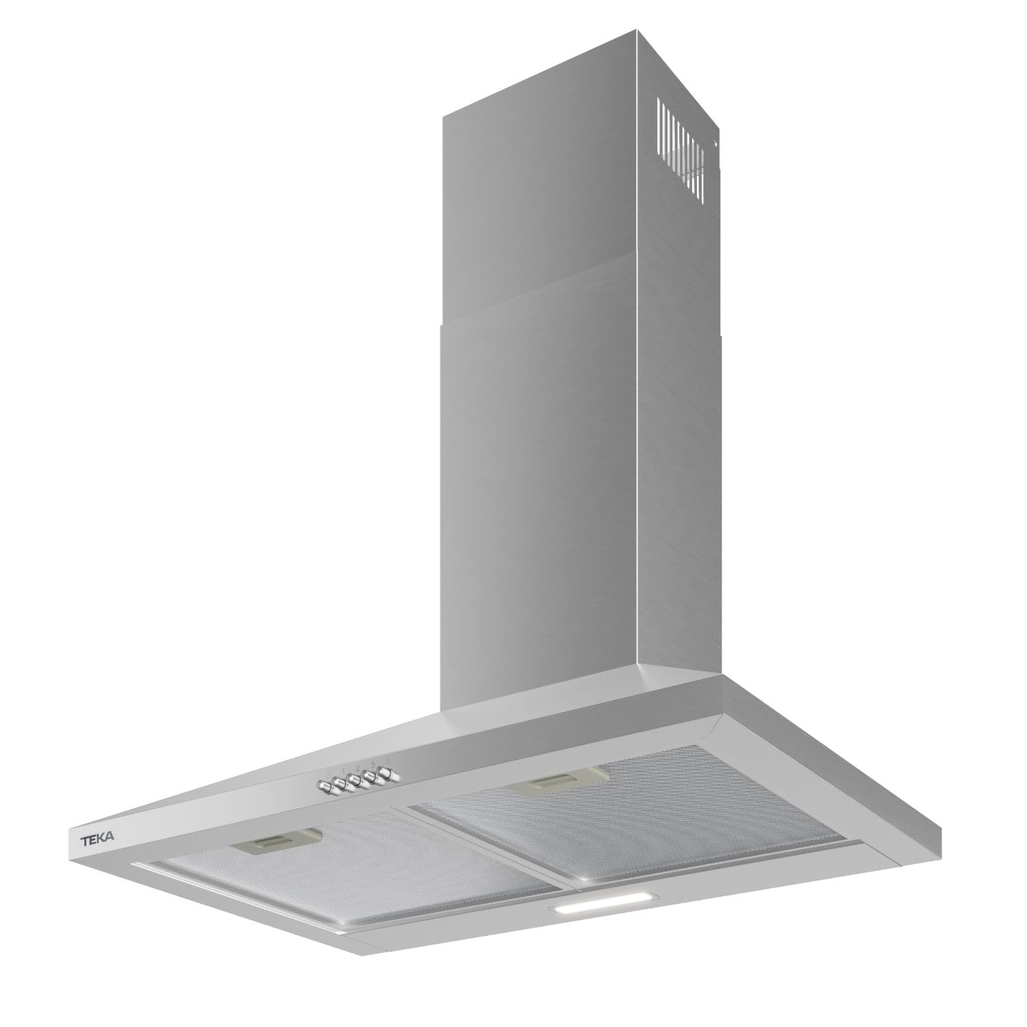 TEKA Campana Decorativa Piramidal, 3 Velocidades, Inox, 70 cm