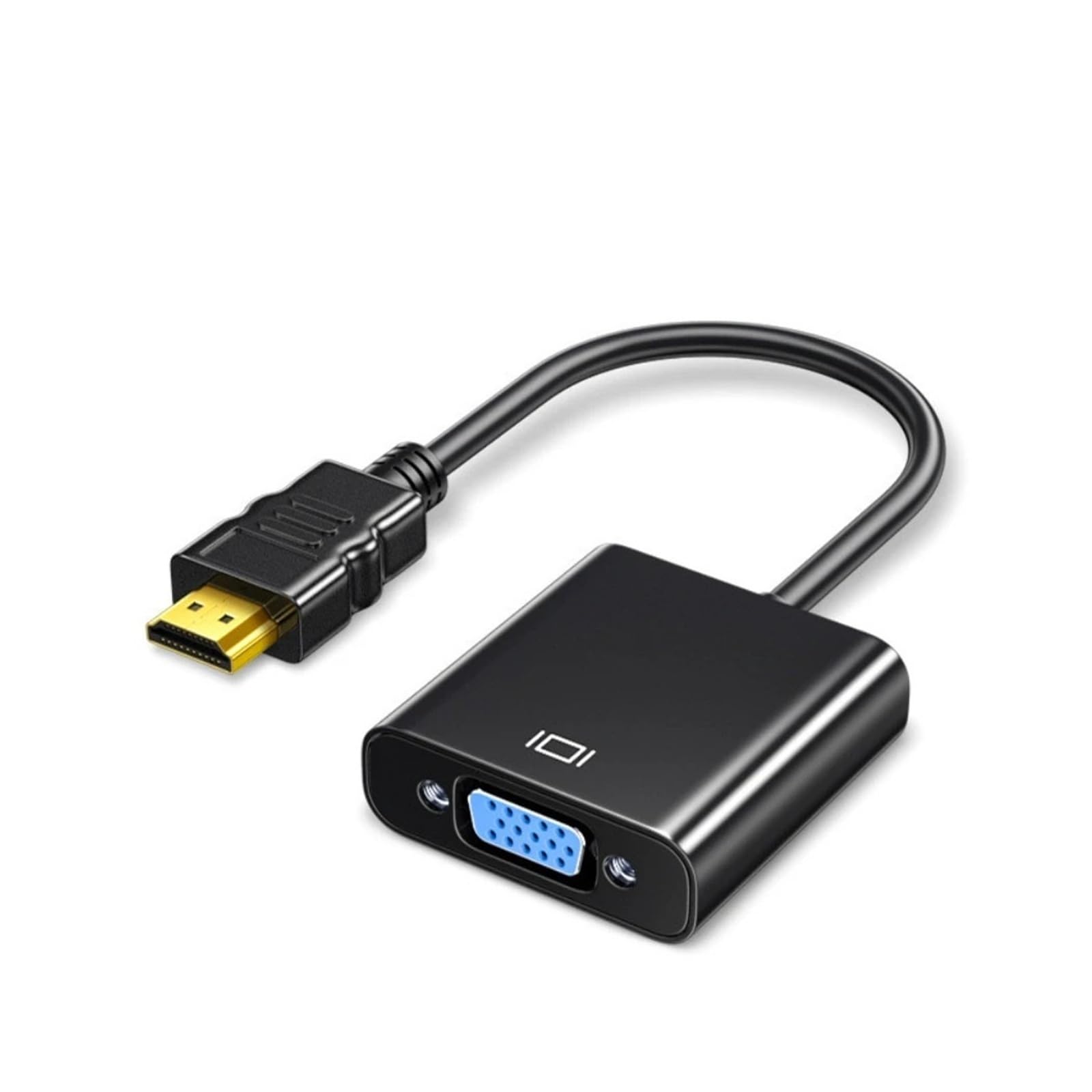 1080P HDMI na VGA męski na żeński adapter konwerter do laptopa PC (biały)