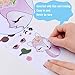 Sinceroduct 100 Sheets Make a Face Stickers for Kids, Make Your Own Stickers, 20 Animal Designs Mix and Match Party Favor Stickers, Perfect as Reward & Christmas, Valentine's Day Gift for Kids