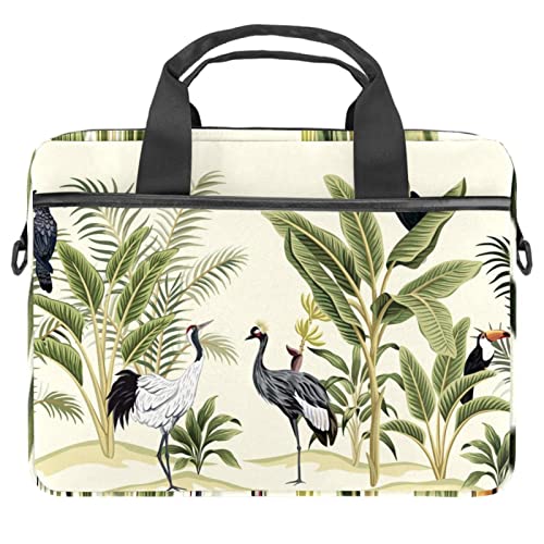 Sac ordinateur 13 13.3 14.5 pouces antichoc bandoulière oiseau vintage