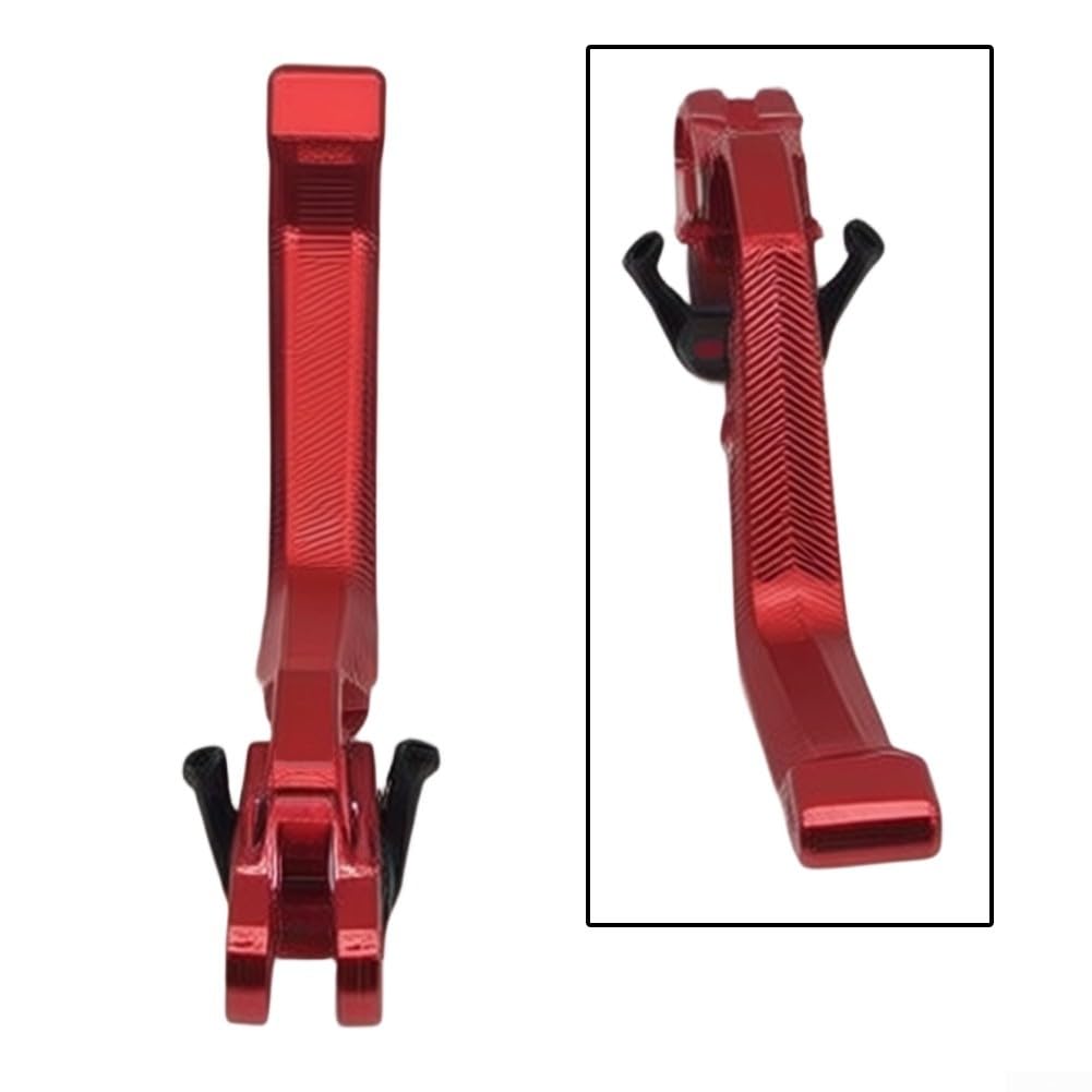 Manubrio in lega di alluminio antivento CNC fresato (arancione)