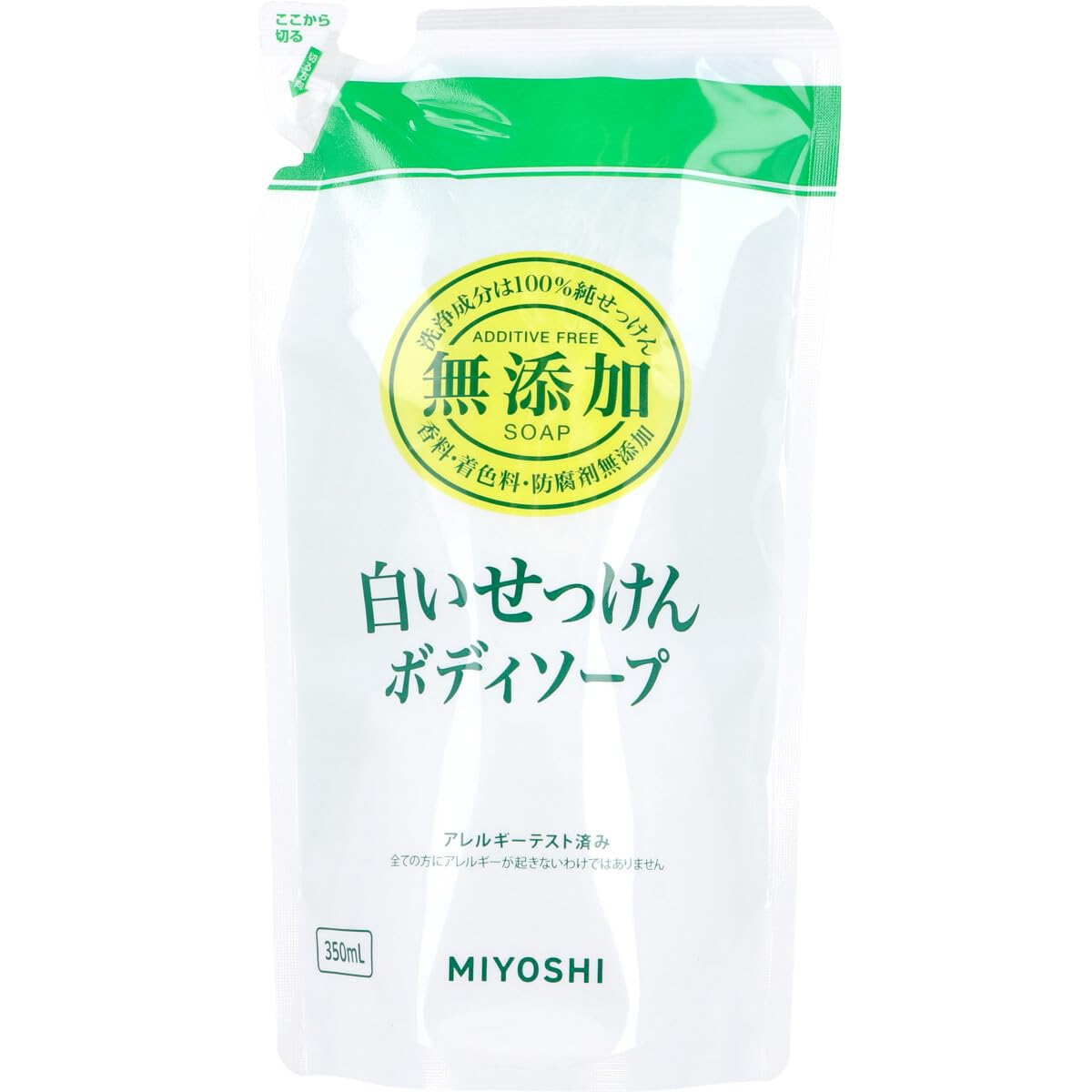 Amazon.co.jp: Additive-Free Body Soap, White Soap Refill, 11.8 fl