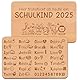 Schulkind 2025 Frühstücksbrett ABC,Schulanfang Geschenke für Jungen und Mädchen,Schuleinführung Geschenke zur Einschulung Junge Mädchen Brotbrett Alphabet Lernen,Schulkind Geschenk Buchstaben Lernen