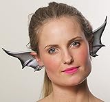 HMS Winged Dragon Gargoyle Cosplay Flexi Ears Costume Accessory, Grey