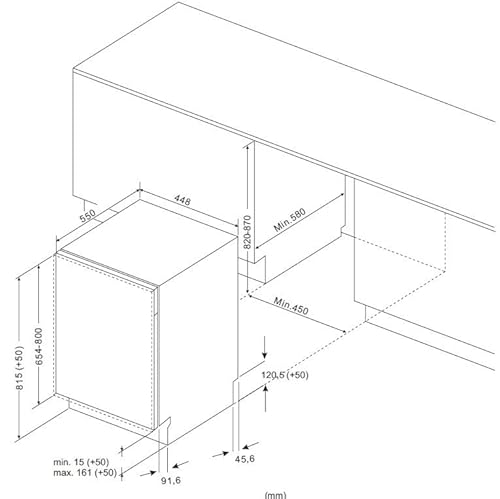 Amica EGSPV 584 900 Einbau-geschirrspüler / 10 MG / 3 Körbe /5Progr/ Auto/OpenDry/BlueDot/AQS /42dB/ Energieeffizienzklasse B