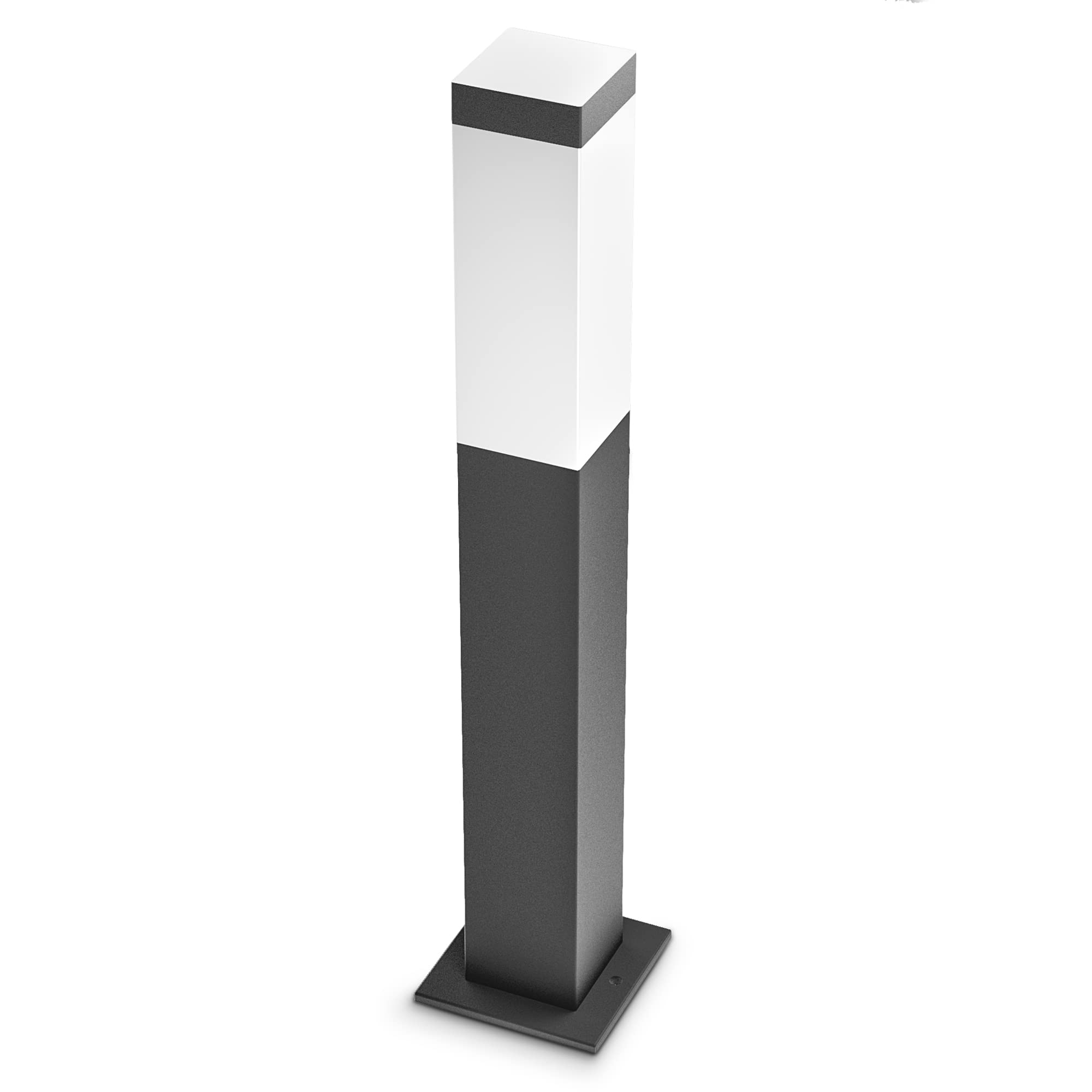 SSC-LUXon RADIVO Wegeleuchte Außen mit LED Kerze E14 steuerbar via App WLAN dimmbar CCT - Sockelleuchte kompatibel mit Amazon Alexa