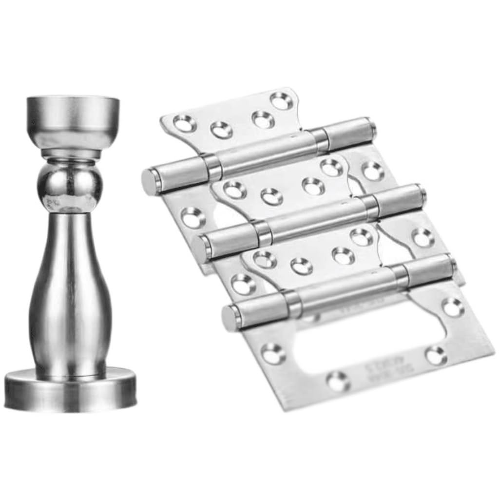 Charnière de porte acier inoxydable 304 lot de 3 avec butée magnétique