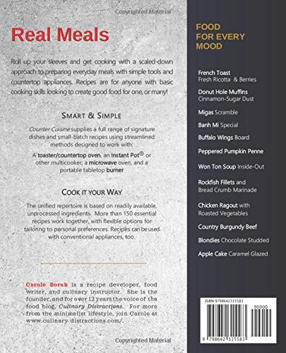 Counter Cuisine: The way to cook great food with basic tools and compact appliances