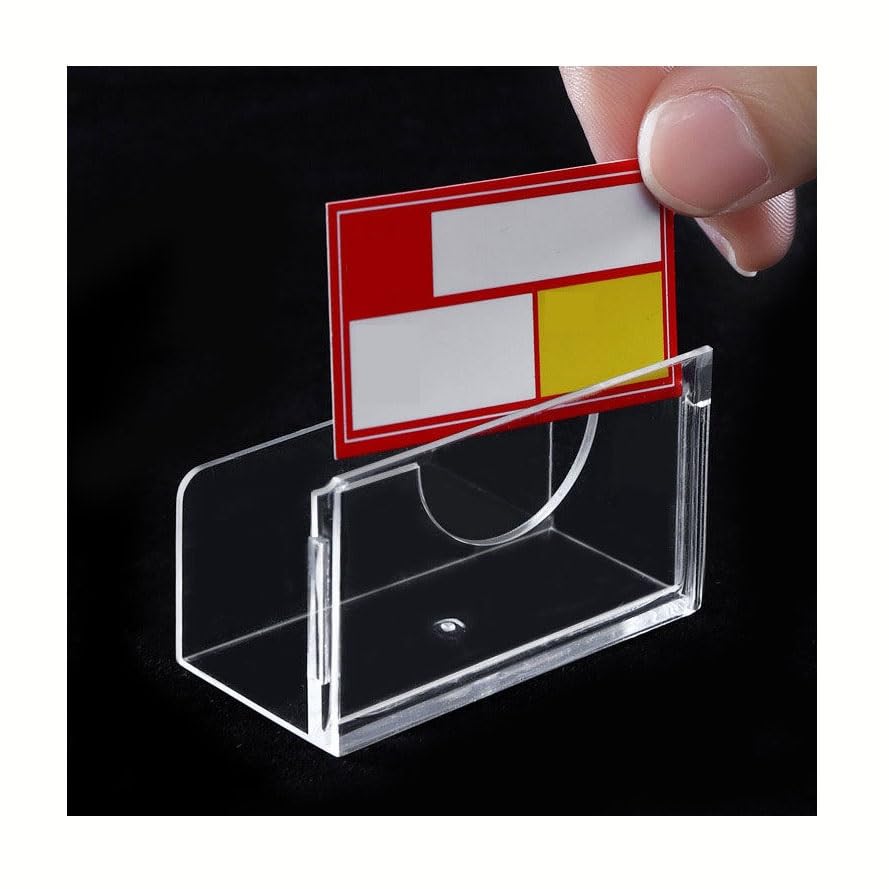 Zigarettenständer, mehrstöckig, für Einzelhandelsgeschäfte geeignet, Snackständer, Zigarettenständer-Set mit 10 Stück - Transparente Preisschildhalter für Tabakwaren, Supermärkte, Convenienc