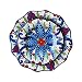 LHQ-HQ Talerze, ceramiczne zastawy stołowej, talerze do steków, talerz bohema ceramiczna zastawa stołowa domowe naczynie talerz etniczny styl koronka europejskie zachodnie naczynie duży talerz na owoce, niebieski zestaw dwóch sztuk