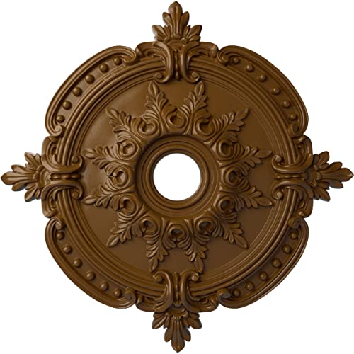 Image of Ekena Millwork CM28BESTF Ceiling Medallion, Smokey Topaz