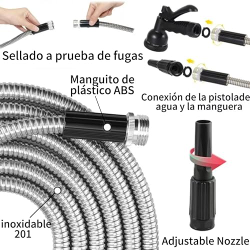 Manguera metálica flexible 8 manguera metalica flexible marca KIROTLA (2)