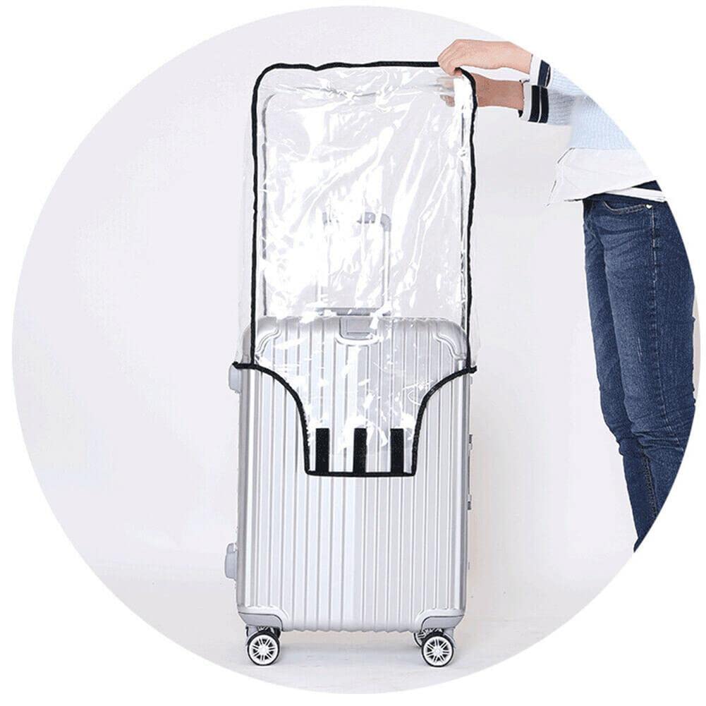 SPORTARC Copertura protettiva per bagagli, durevole da viaggio impermeabile/trasparente antigraffio trasparente trasparente in PVC copertura per bagagli protezione valigia