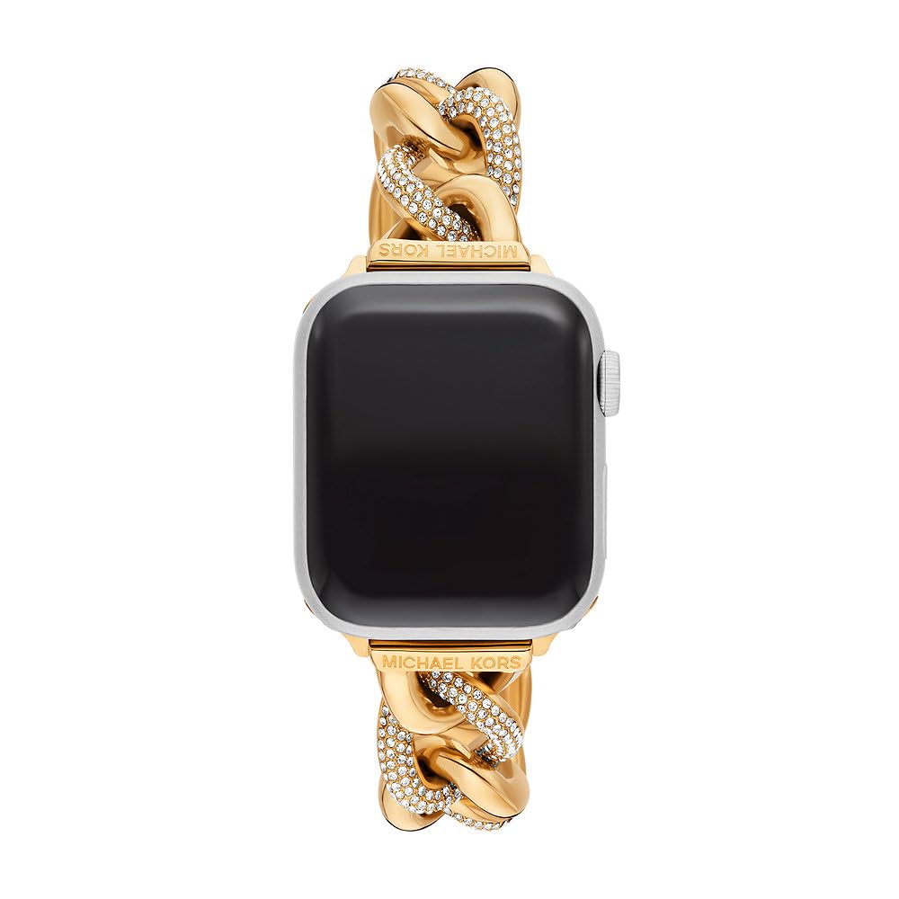 Michael Kors damski pasek ze stali nierdzewnej lub octanu kompatybilny z Apple Watch® 38 mm/40 mm/41 mm