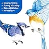 DECOWALL DS2-8042 Little Birds Wall Art Stickers Colourful Flying Birds ...