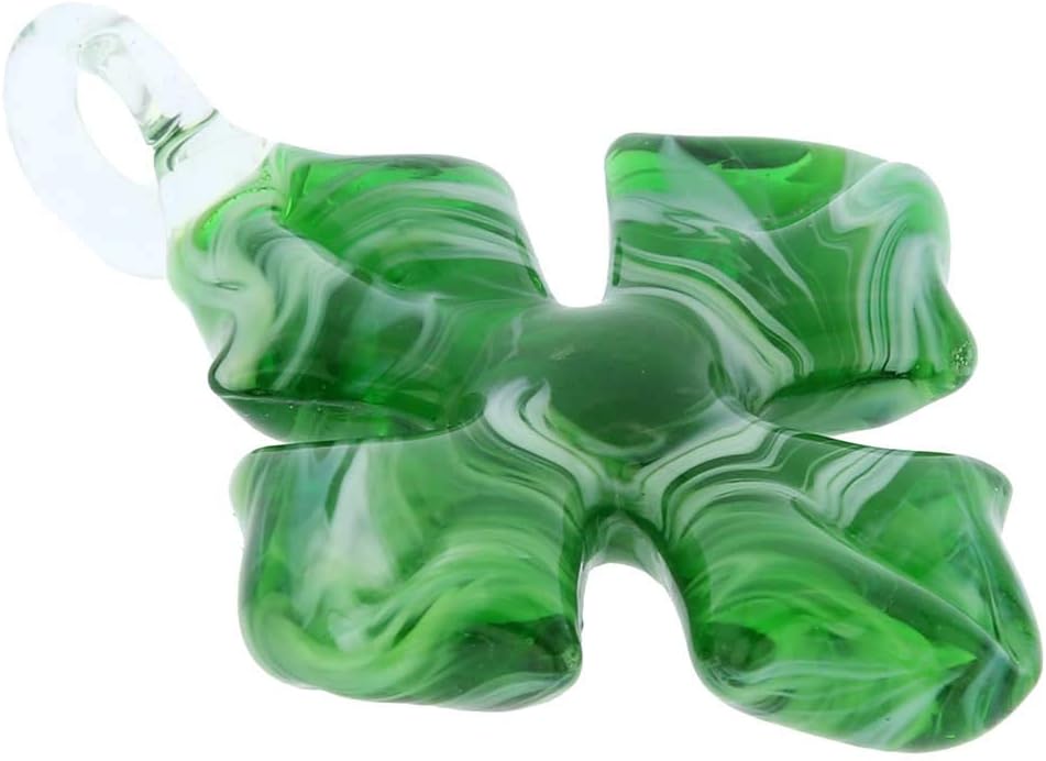 Glass Of Venice Murano Glass Venetian Marble Cross Pendant - Emerald