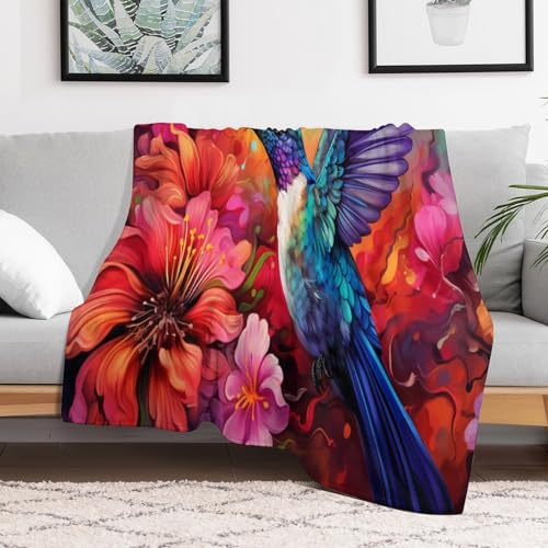 Couverture oiseau lavable en machine en flanelle douce et chaude - 3
