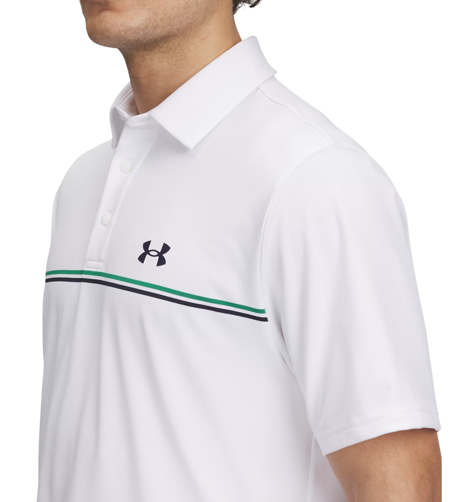 Under Armour Herren UA Playoff 3.0 Streifen Loose Fit Poloshirt