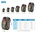 PATIKIL 30-40L Waterproof Rucksack Cover, 2 Pack Non-Slip Backpack Rain Cover for Travel, Hiking, Camping, Climbing, M, Digital Camo