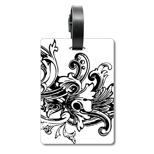 Étiquette d'identification valise Baroque Art pour sac de voyage Tourister haut de gamme